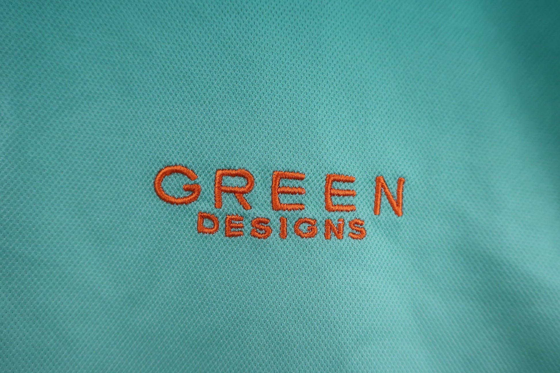 GREEN DESIGNS(グリーンデザインズ) ポロシャツ 緑グラデーション メンズ L A-2