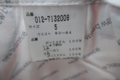 New Balance golf(ニューバランスゴルフ) ハーフパンツ 白赤ネイビーストライプ メンズ 5 012-7132008 B-8