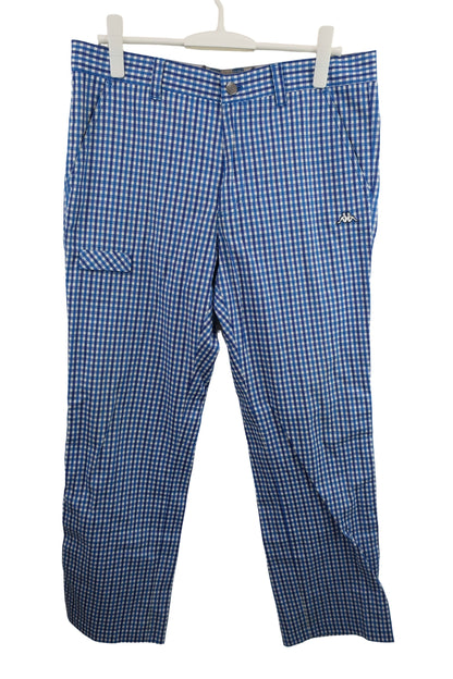 Kappa(カッパ) パンツ 青チェック メンズ 85 B-1