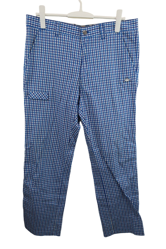 Kappa(カッパ) パンツ 青チェック メンズ 85 B-1