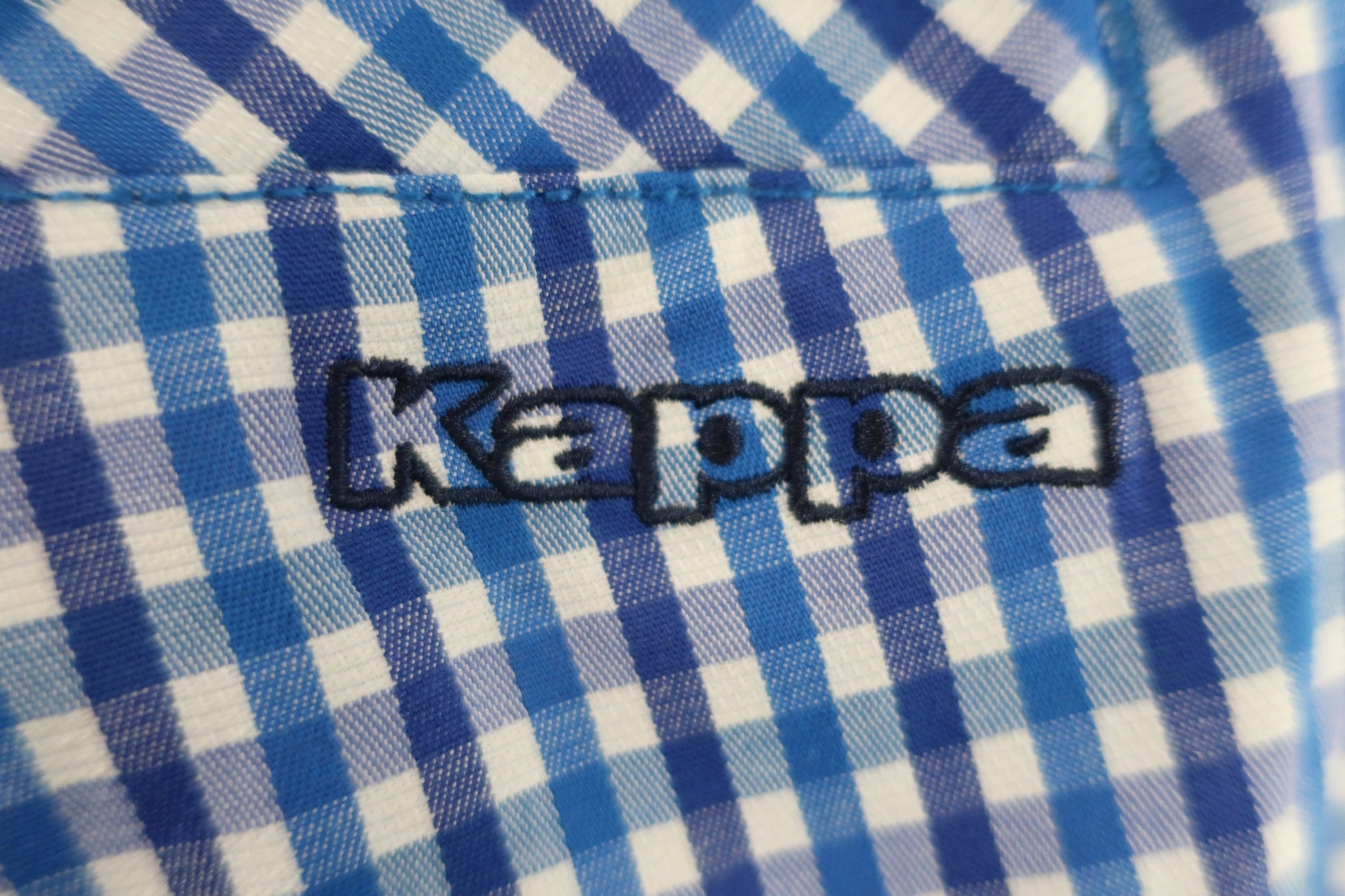 Kappa(カッパ) パンツ 青チェック メンズ 85 B-4