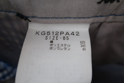 Kappa(カッパ) パンツ 青チェック メンズ 85 B-5