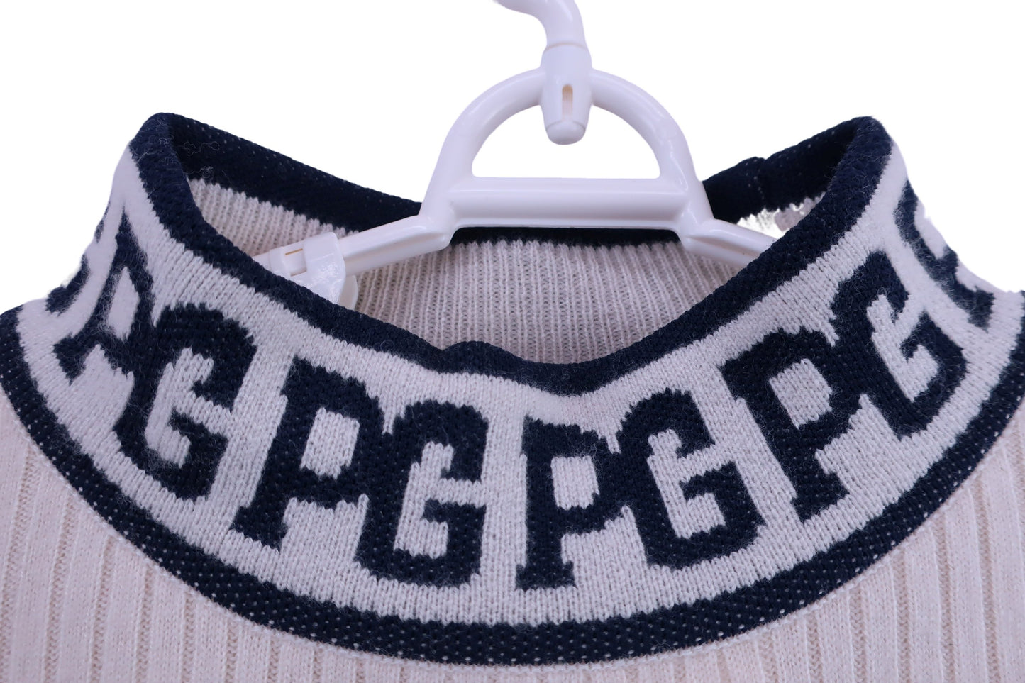 PEARLY GATES(パーリーゲイツ) ハイネックセーター クリーム色 レディース 1 055-3274102 A-3