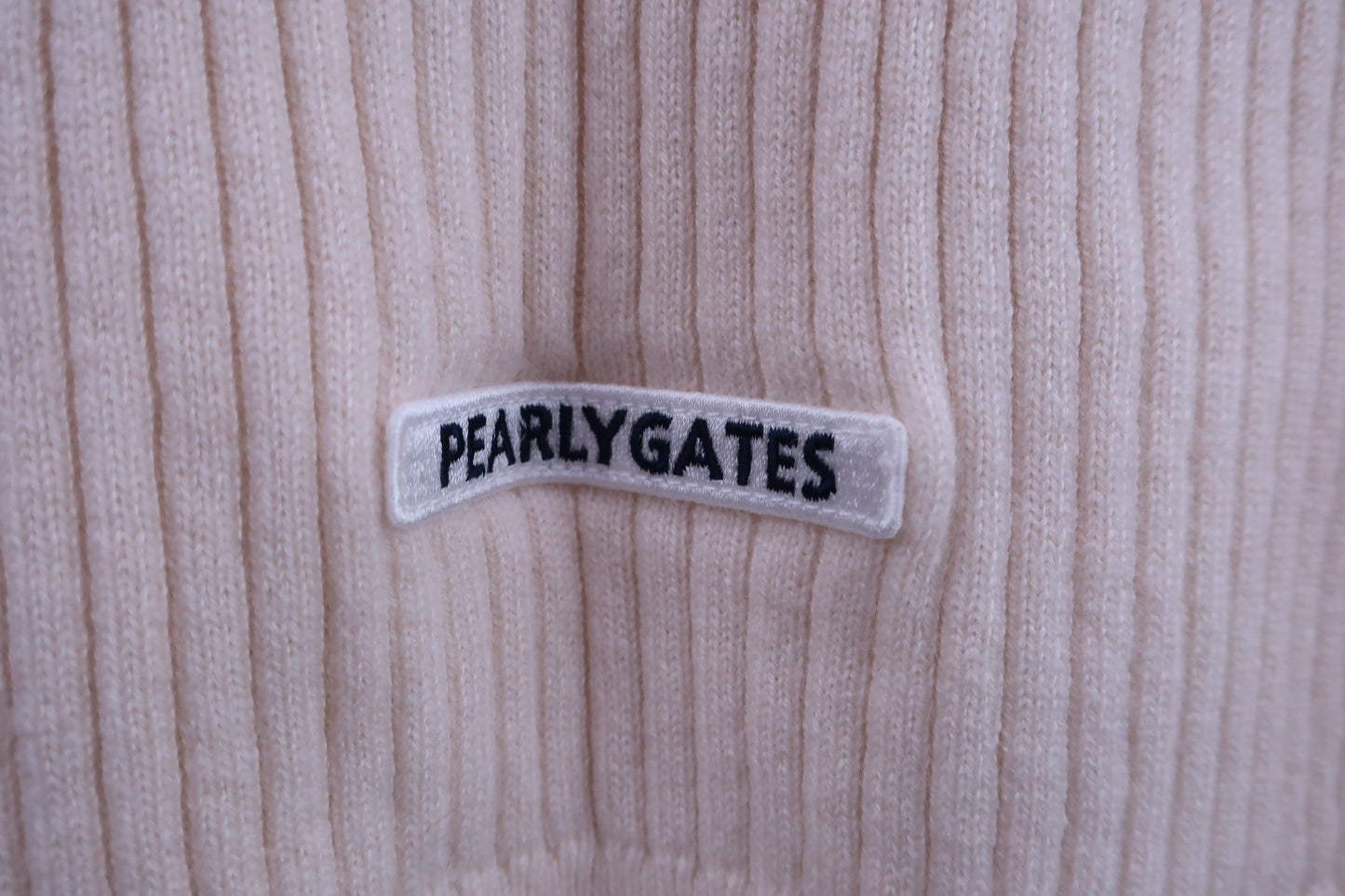 PEARLY GATES(パーリーゲイツ) ハイネックセーター クリーム色 レディース 1 055-3274102 A-6