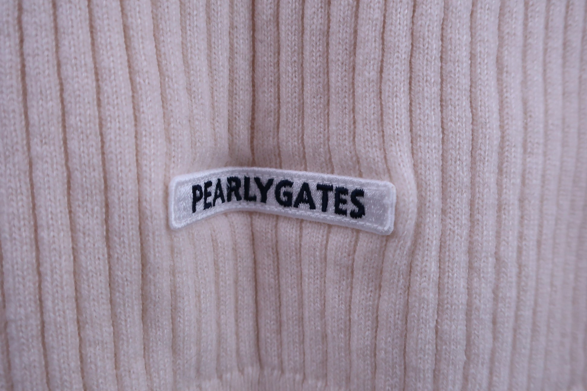 PEARLY GATES(パーリーゲイツ) ハイネックセーター クリーム色 レディース 1 055-3274102 A-6