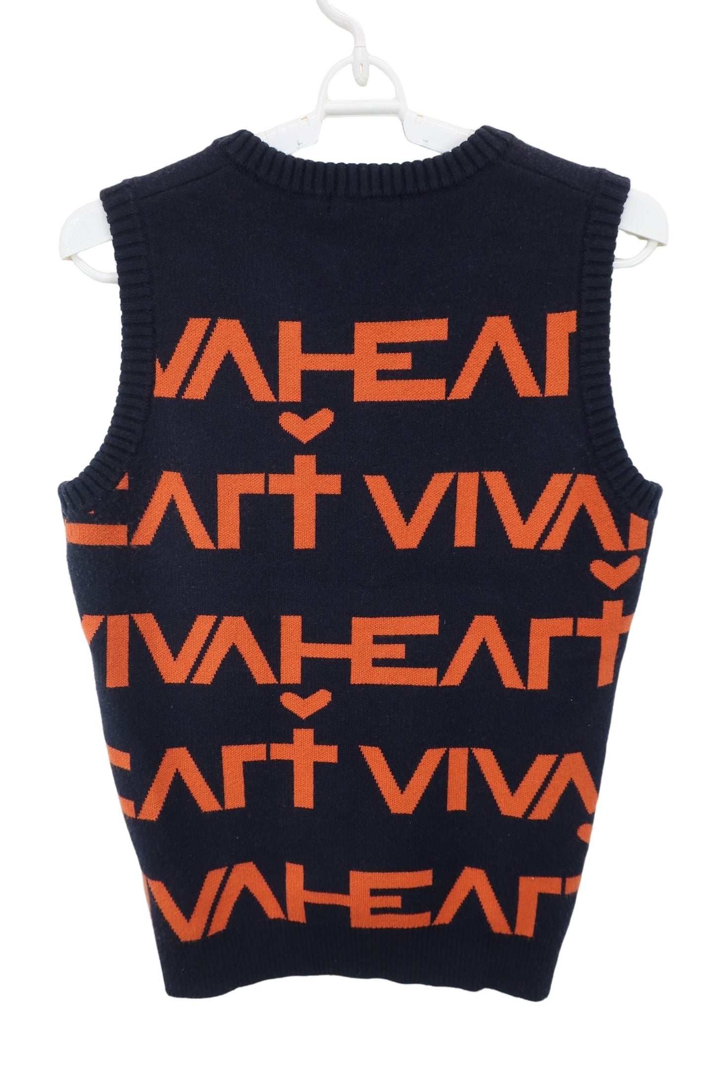 VIVA HEART(ビバハート) ニットベスト ネイビー レディース 40 A-3