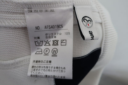 and per se(アンパスィ) ニットスカート 白ネイビーストライプ レディース S AFS4019C5 A-6