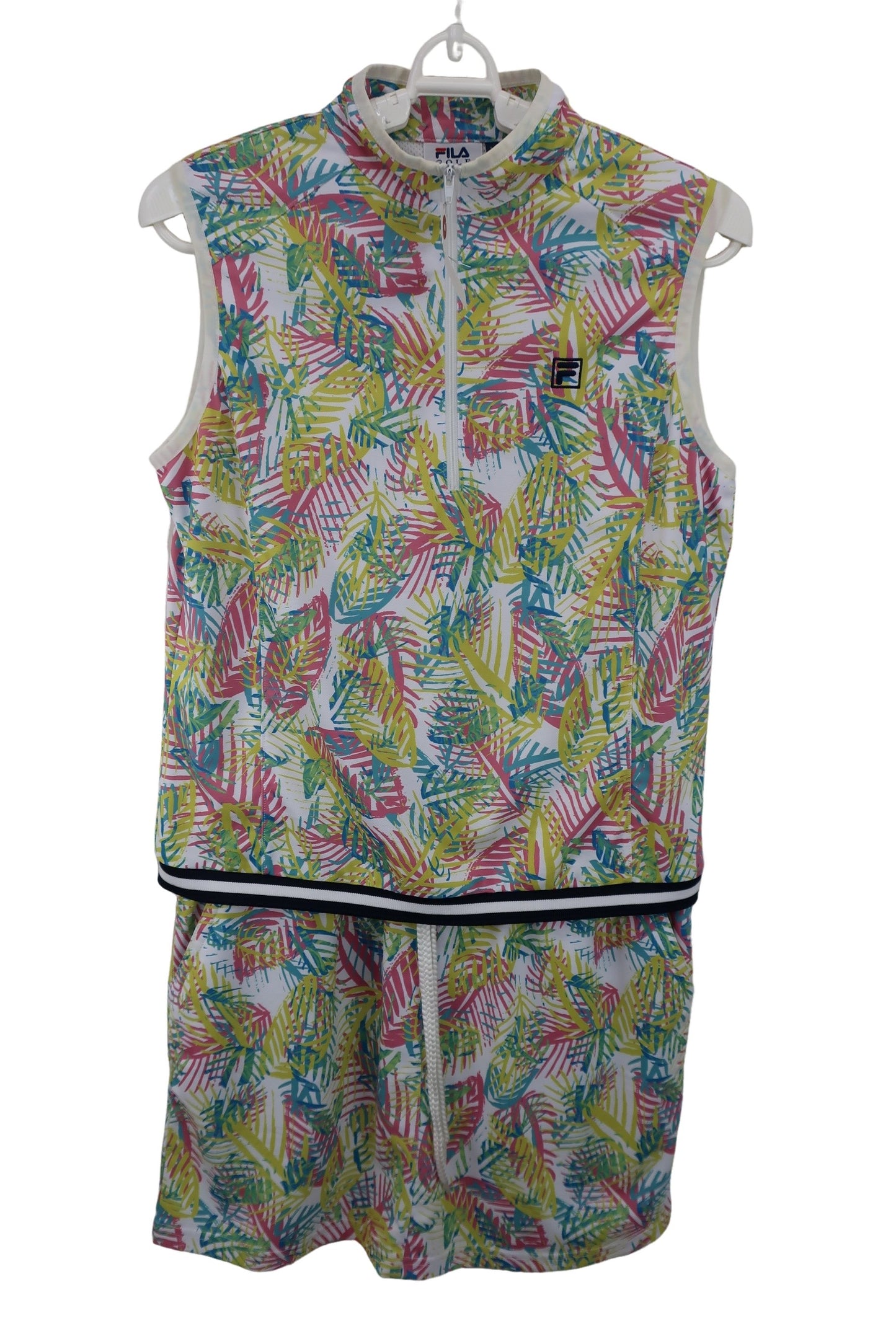 FILA GOLF(フィラゴルフ) ワンピース 白カラフル レディース M B-1