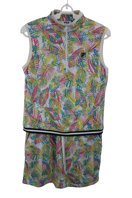 FILA GOLF(フィラゴルフ) ワンピース 白カラフル レディース M B-1