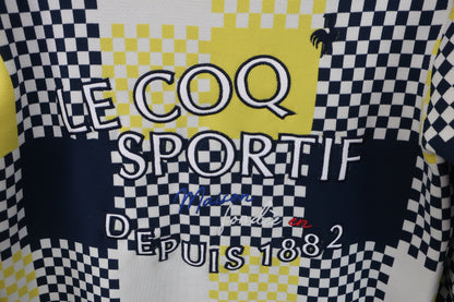 le coq sportif(ルコックスポルティフ) セーター 白黄色ネイビー レディース M A-2