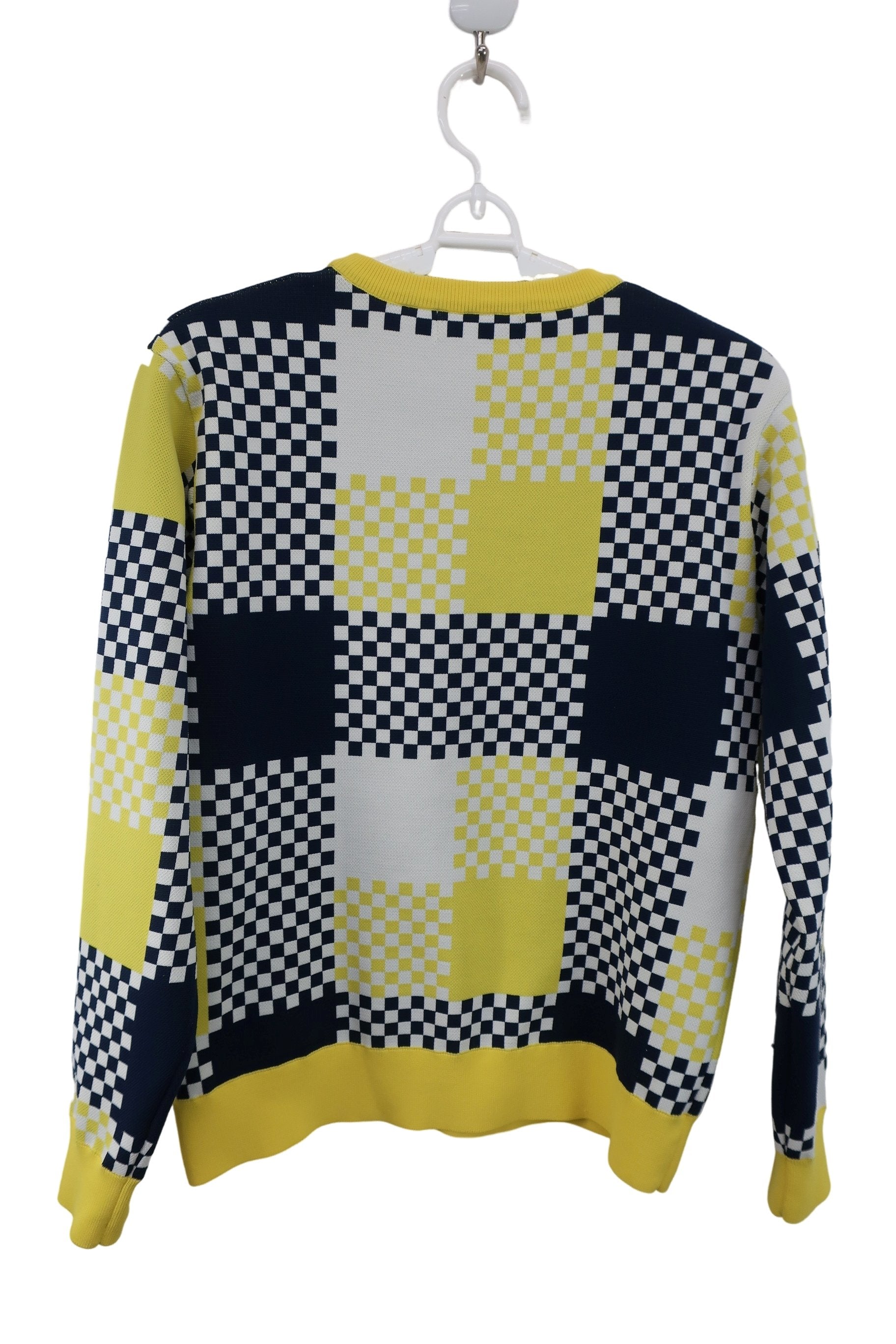 le coq sportif(ルコックスポルティフ) セーター 白黄色ネイビー レディース M A-3