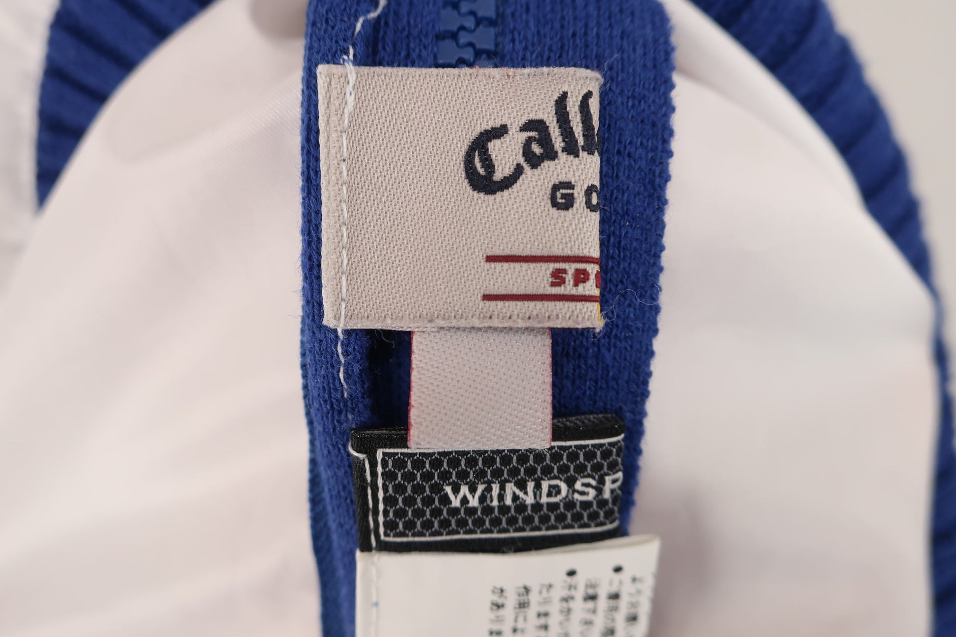 Callaway(キャロウェイ) 半袖シャツ 白青 レディース M B-4