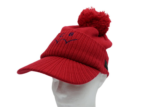 EDWIN GOLF(エドウィンゴルフ) ニットキャップ 赤 レディース フリーサイズ A-1