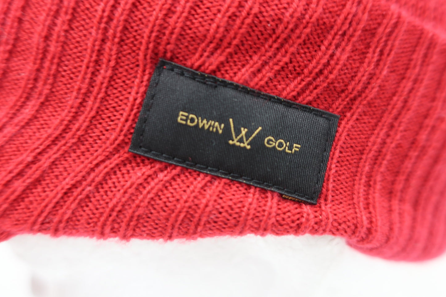 EDWIN GOLF(エドウィンゴルフ) ニットキャップ 赤 レディース フリーサイズ A-4
