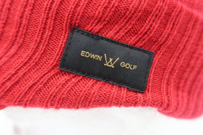 EDWIN GOLF(エドウィンゴルフ) ニットキャップ 赤 レディース フリーサイズ A-4