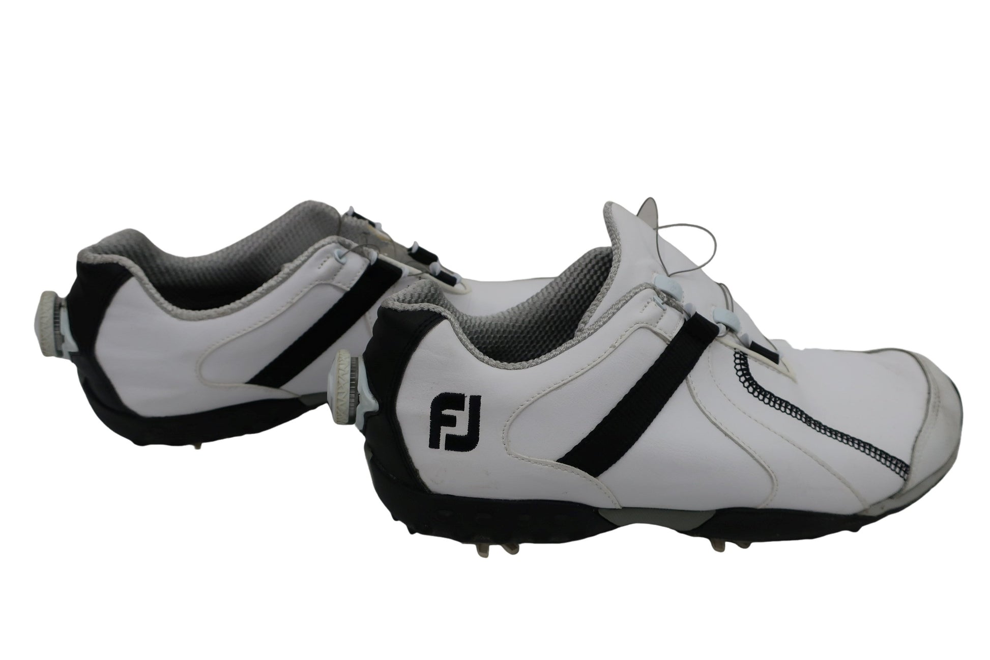 FOOTJOY(フットジョイ) ダイヤル式ゴルフシューズ 白黒 メンズ 26.0cm 55160J B-6
