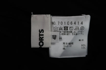 M.U SPORTS(エムユースポーツ) 長袖ハイネックシャツ 黒白ピンク総柄 レディース 40 A-3