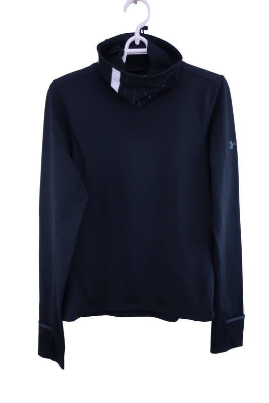 UNDER ARMOUR(アンダーアーマー) ハイネックシャツ 黒 レディース LG A-1