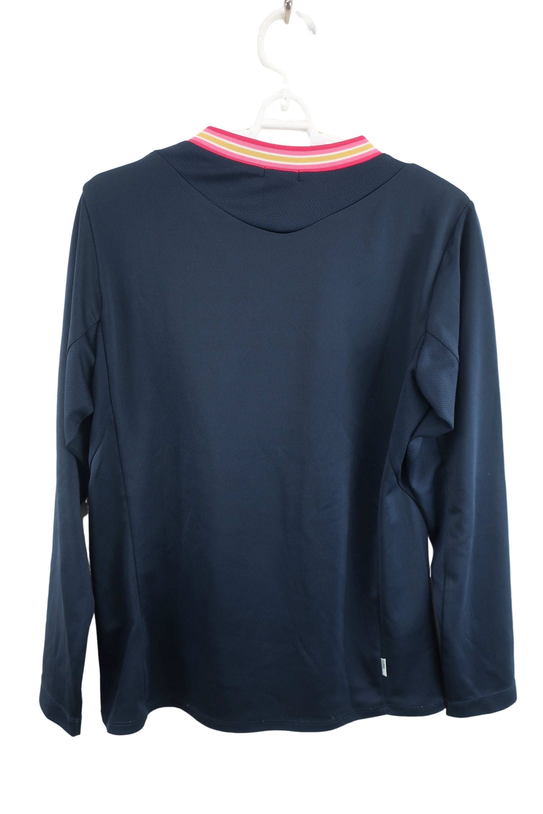 adidas(アディダス) Vネックシャツ ネイビー レディース OT A-4