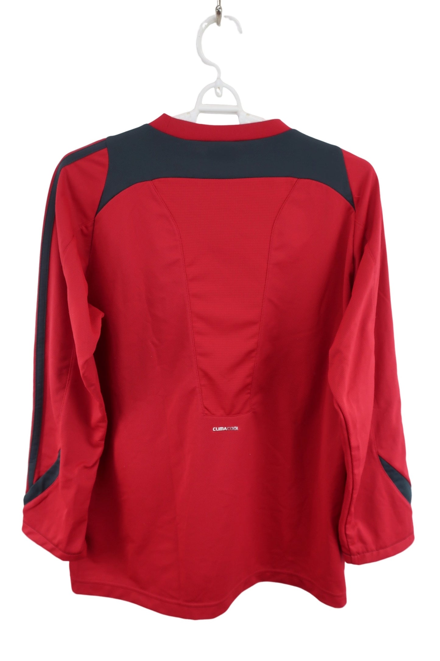 adidas(アディダス) 長袖シャツ 赤グレー レディース M B-4