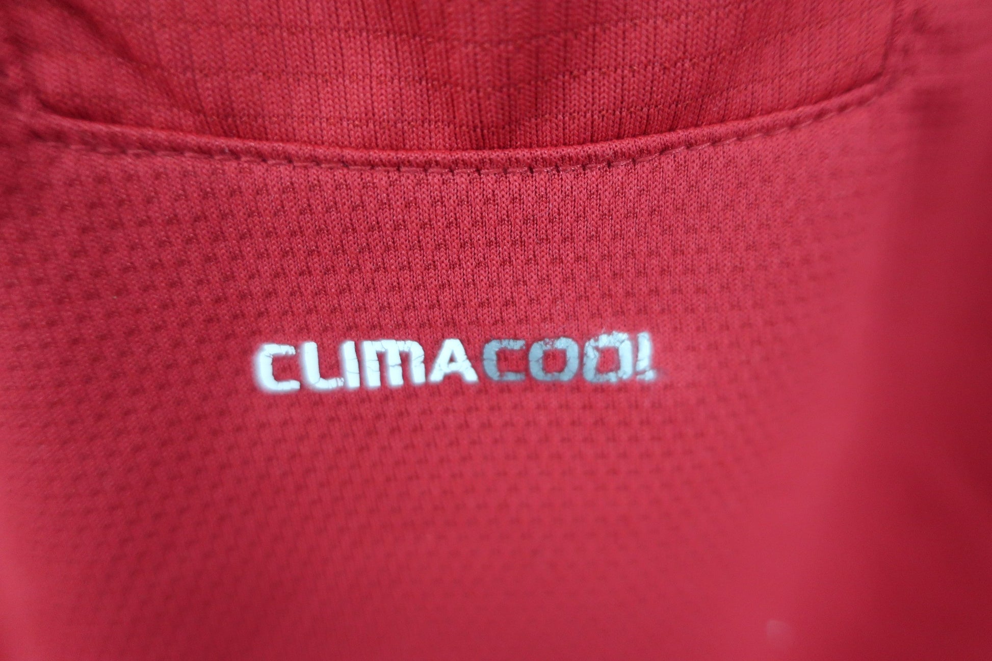 adidas(アディダス) 長袖シャツ 赤グレー レディース M B-5