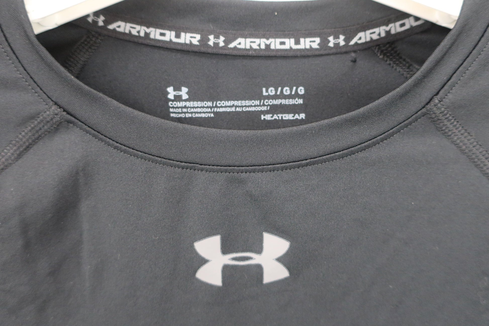 UNDER ARMOUR(アンダーアーマー) アンダーシャツ 黒 レディース LG A-2