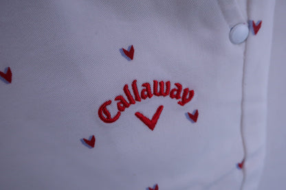 Callaway(キャロウェイ) パンツ 白赤 レディース L 241-1126803 A-2