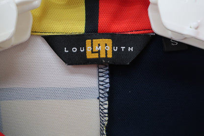 LOUDMOUTH(ラウドマウス) ワンピース ネイビー白カラフル レディース S B-3