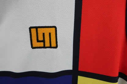 LOUDMOUTH(ラウドマウス) ワンピース ネイビー白カラフル レディース S B-4