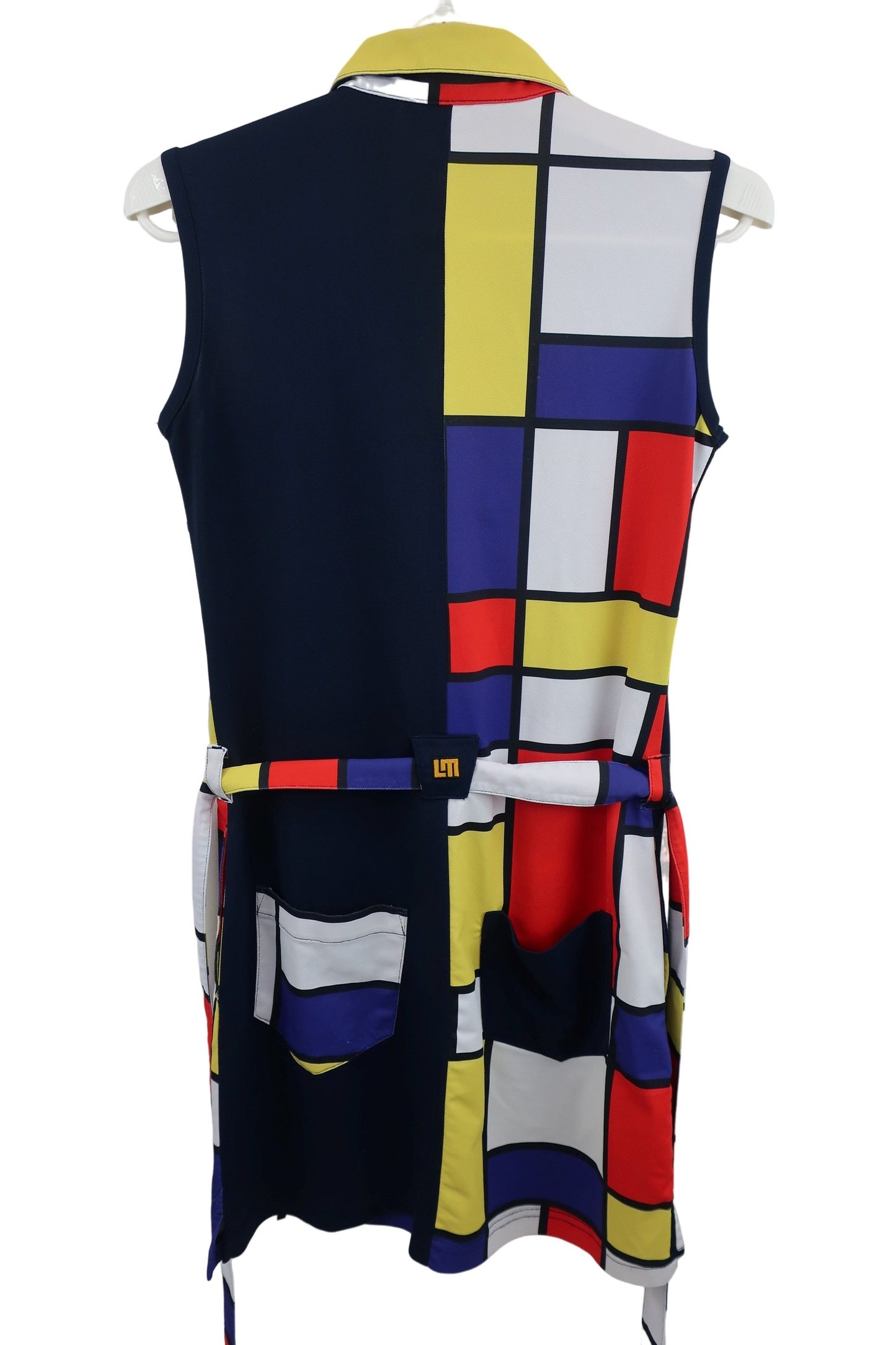 LOUDMOUTH(ラウドマウス) ワンピース ネイビー白カラフル レディース S B-6