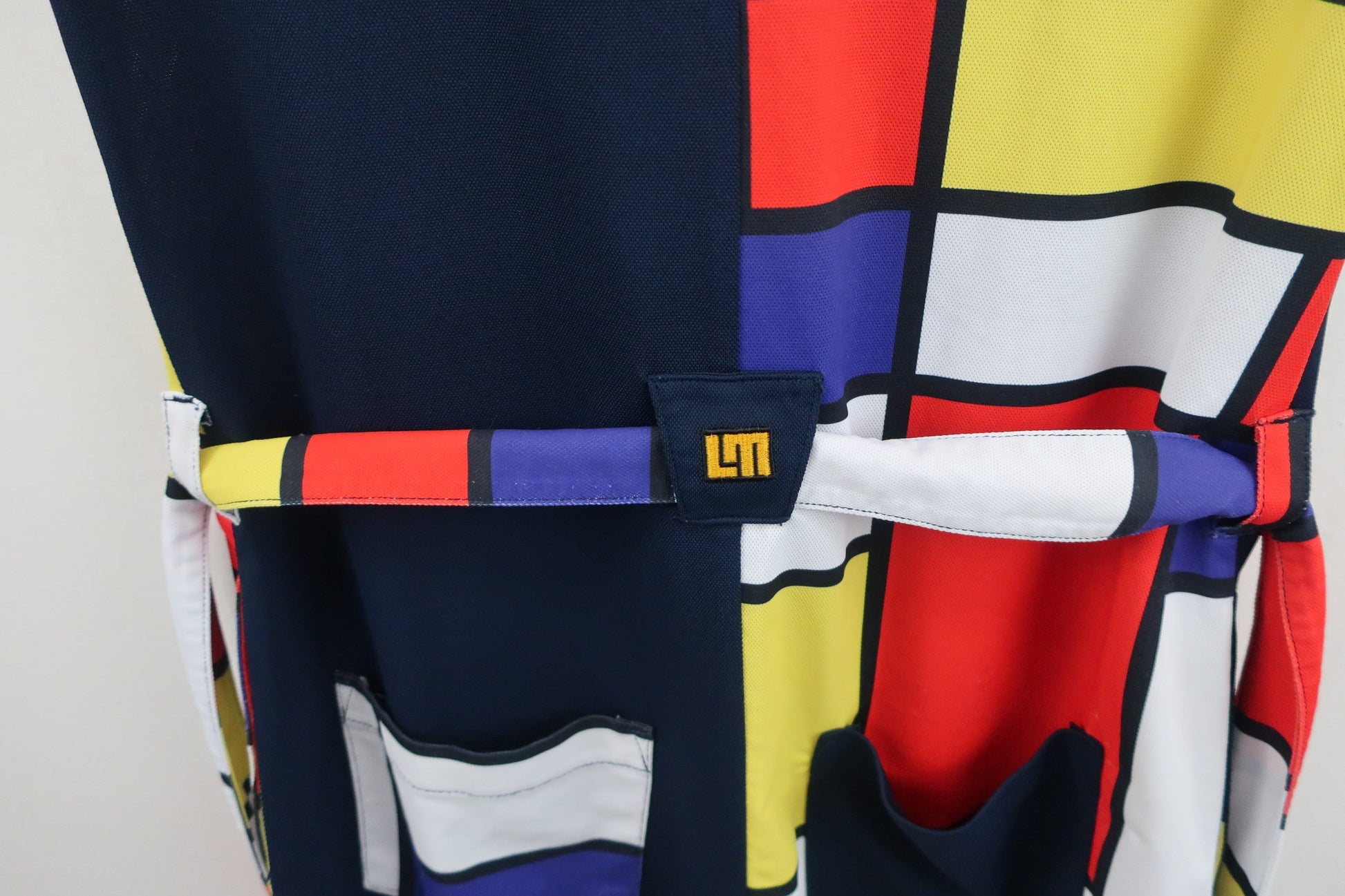 LOUDMOUTH(ラウドマウス) ワンピース ネイビー白カラフル レディース S B-7