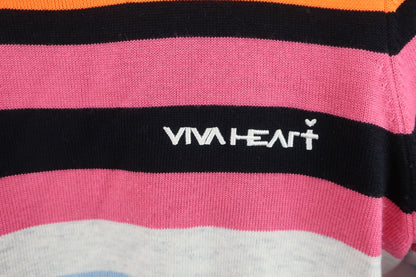 VIVA HEART(ビバハート) セーター ピンクボーダー レディース 38 A-2