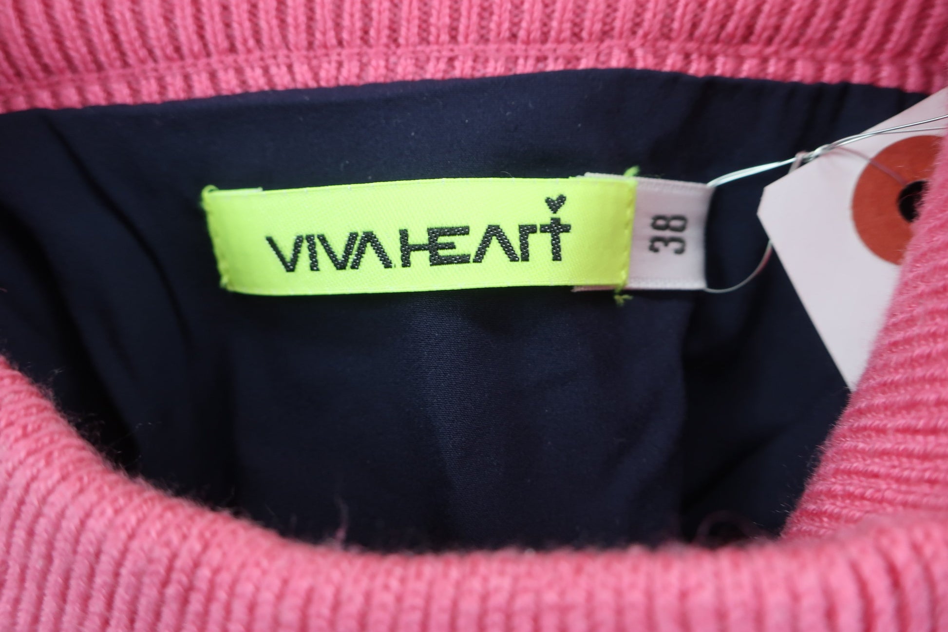 VIVA HEART(ビバハート) セーター ピンクボーダー レディース 38 A-5