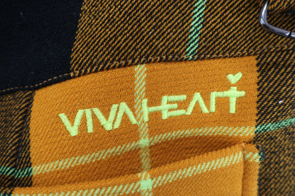 VIVA HEART(ビバハート) ショートパンツ オレンジチェック レディース 38 B-4