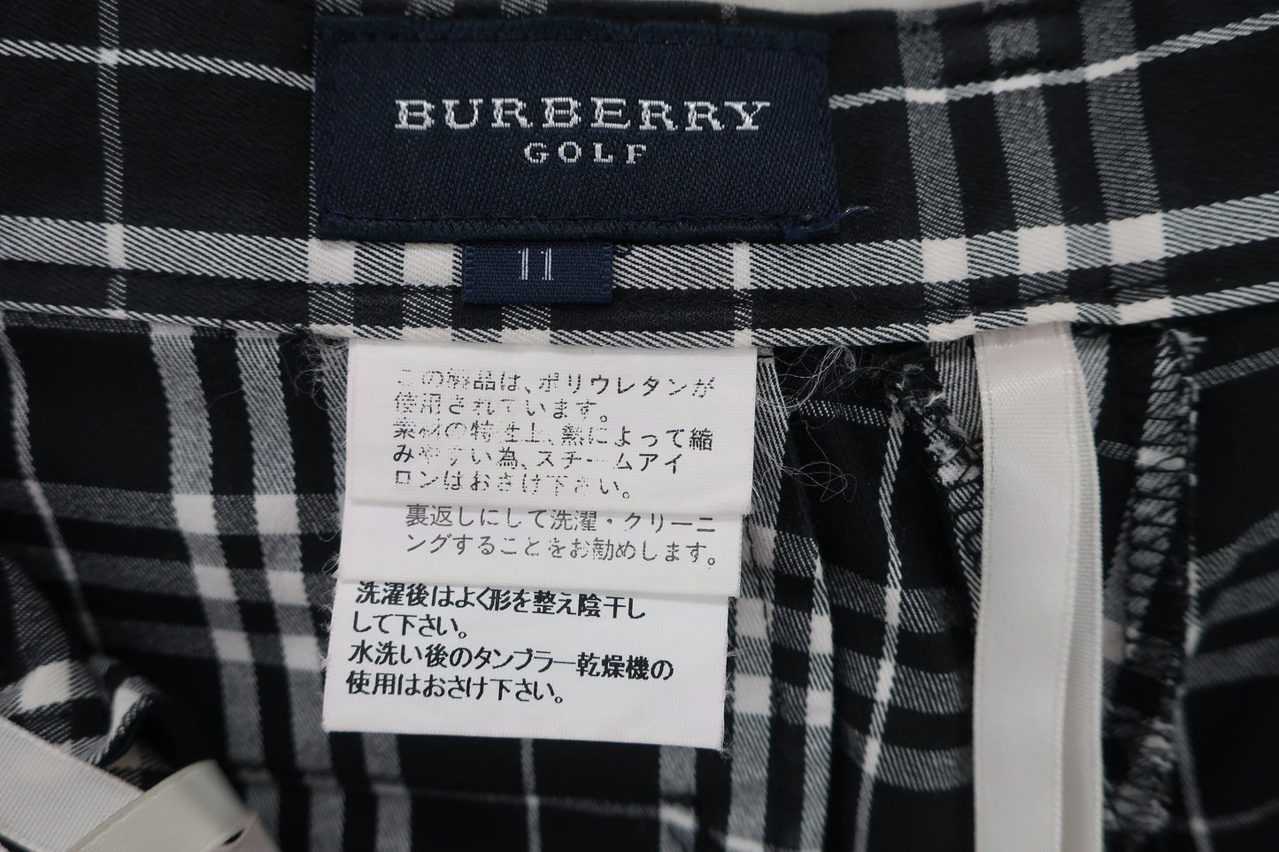 BURBERRY GOLF(バーバリーゴルフ) パンツ 黒チェック レディース 11 B-5
