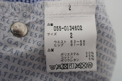 PEARLY GATES(パーリーゲイツ) スカート 青白 レディース 2 055-0134602 B-7