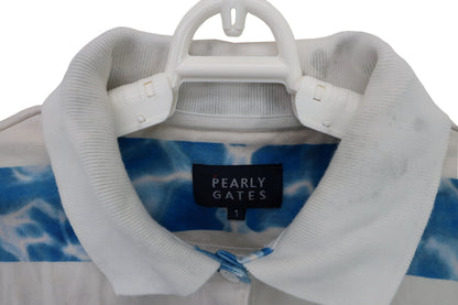 PEARLY GATES(パーリーゲイツ) ポロシャツ&スカート セットアップ 白水色 レディース 1 055-9160602 B-4