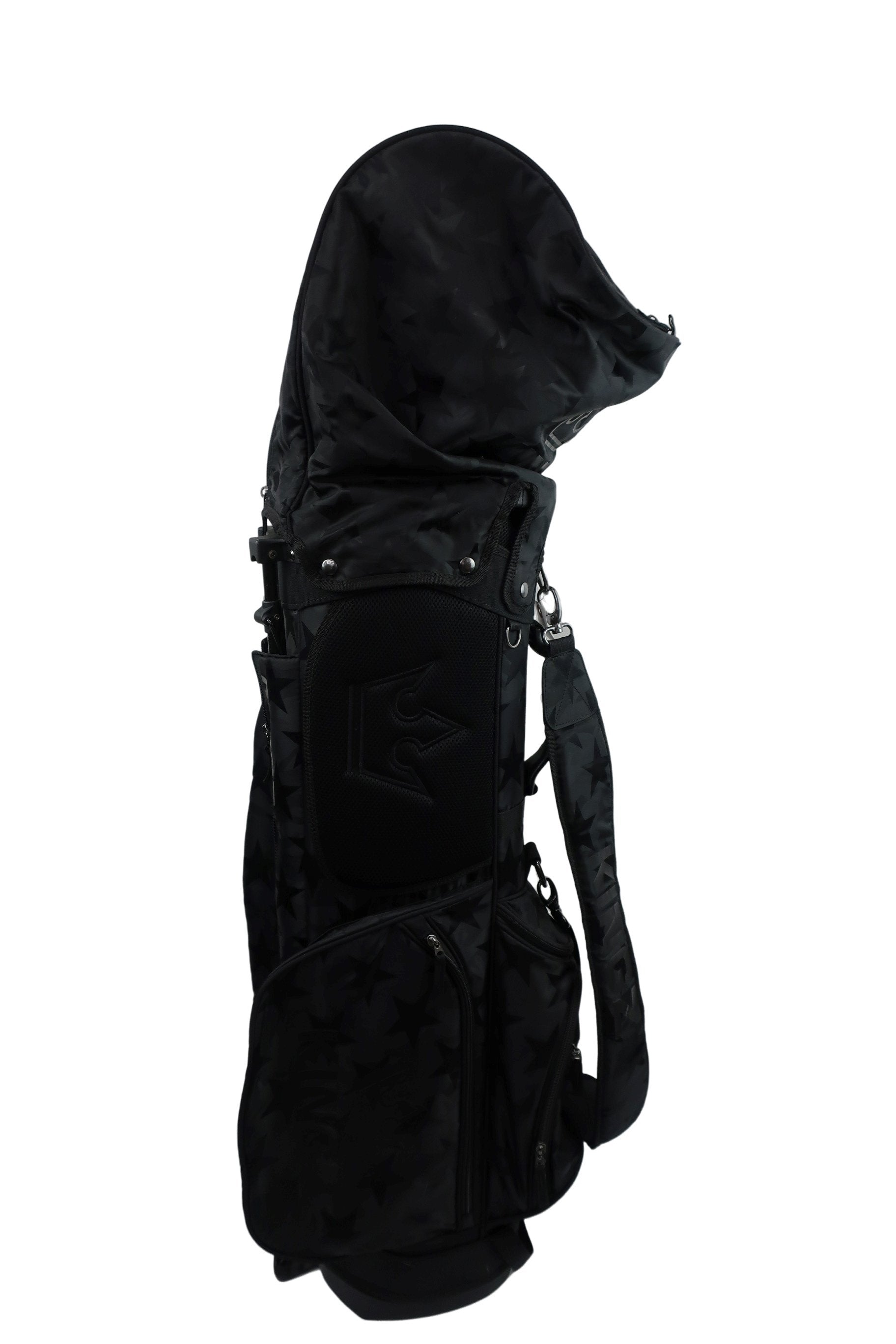 KINGZ スタンド式キャディバッグ 黒 5口 S-1