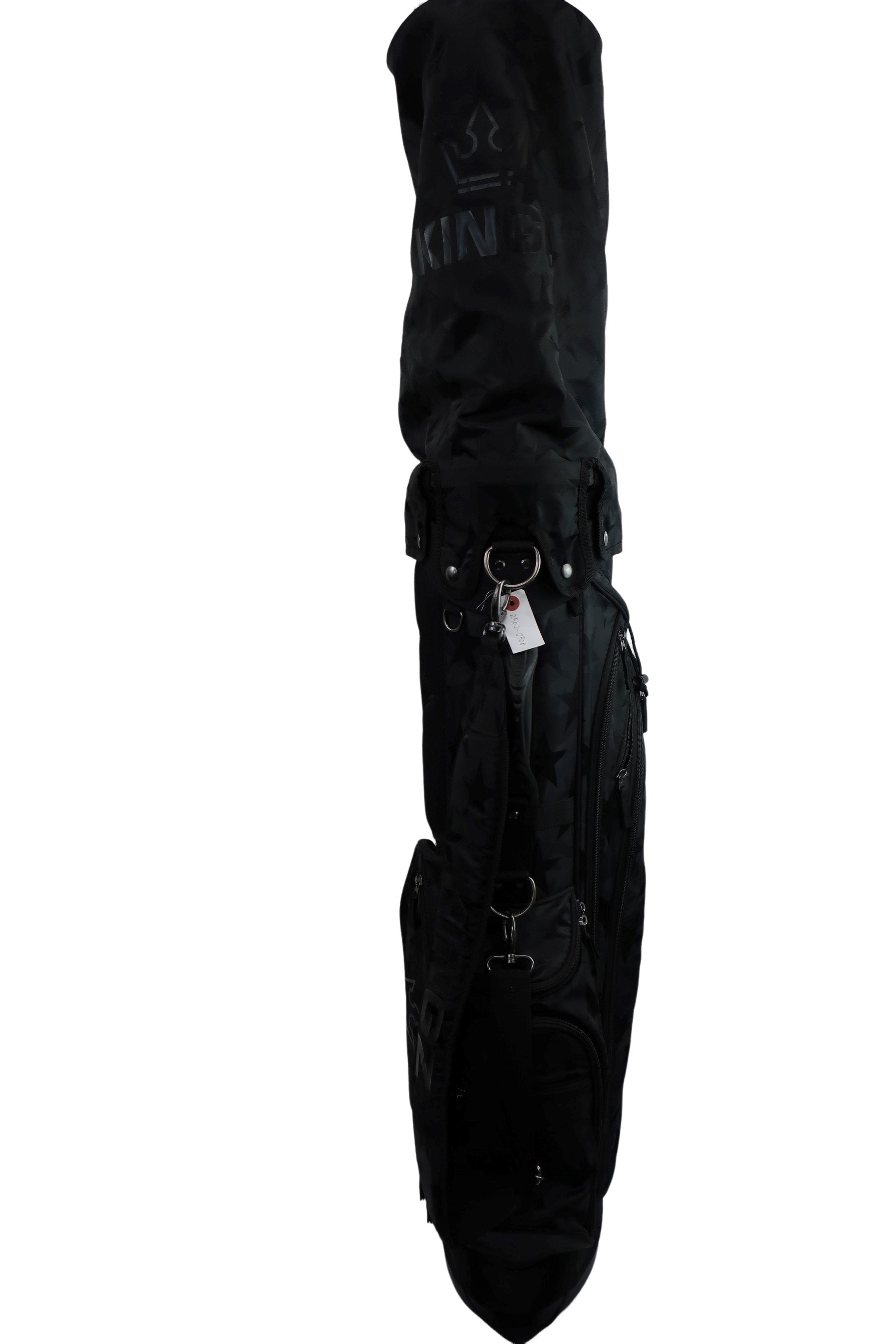 KINGZ スタンド式キャディバッグ 黒 5口 S-2