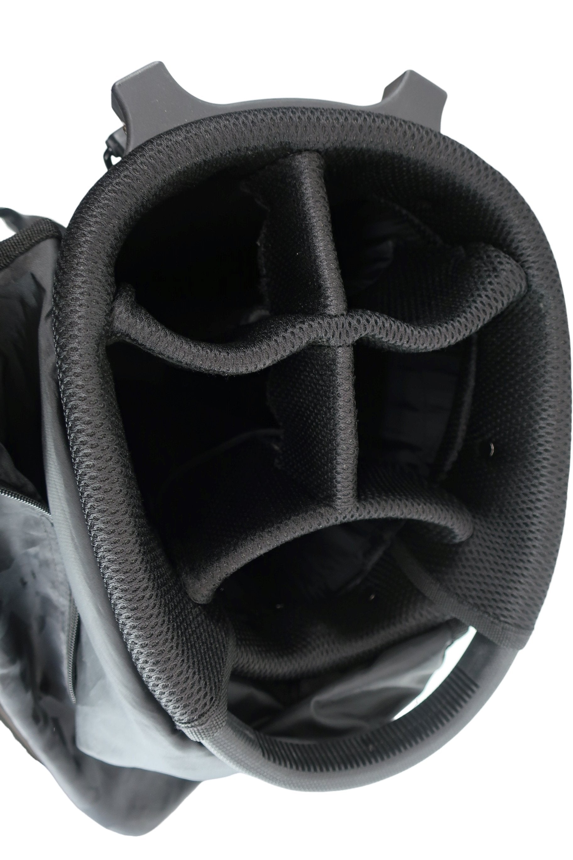 KINGZ スタンド式キャディバッグ 黒 5口 S-8