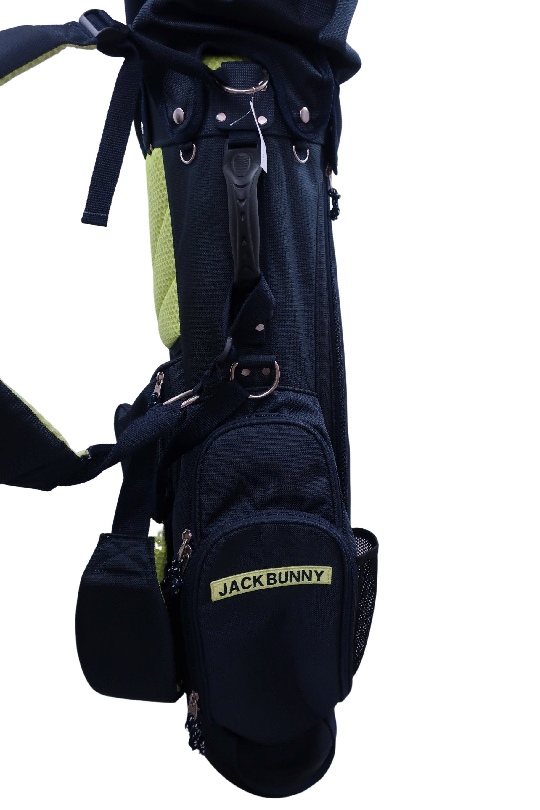 Jack Bunny(ジャックバニー) スタンドキャディバッグ ネイビーイエロー 6口 B-5