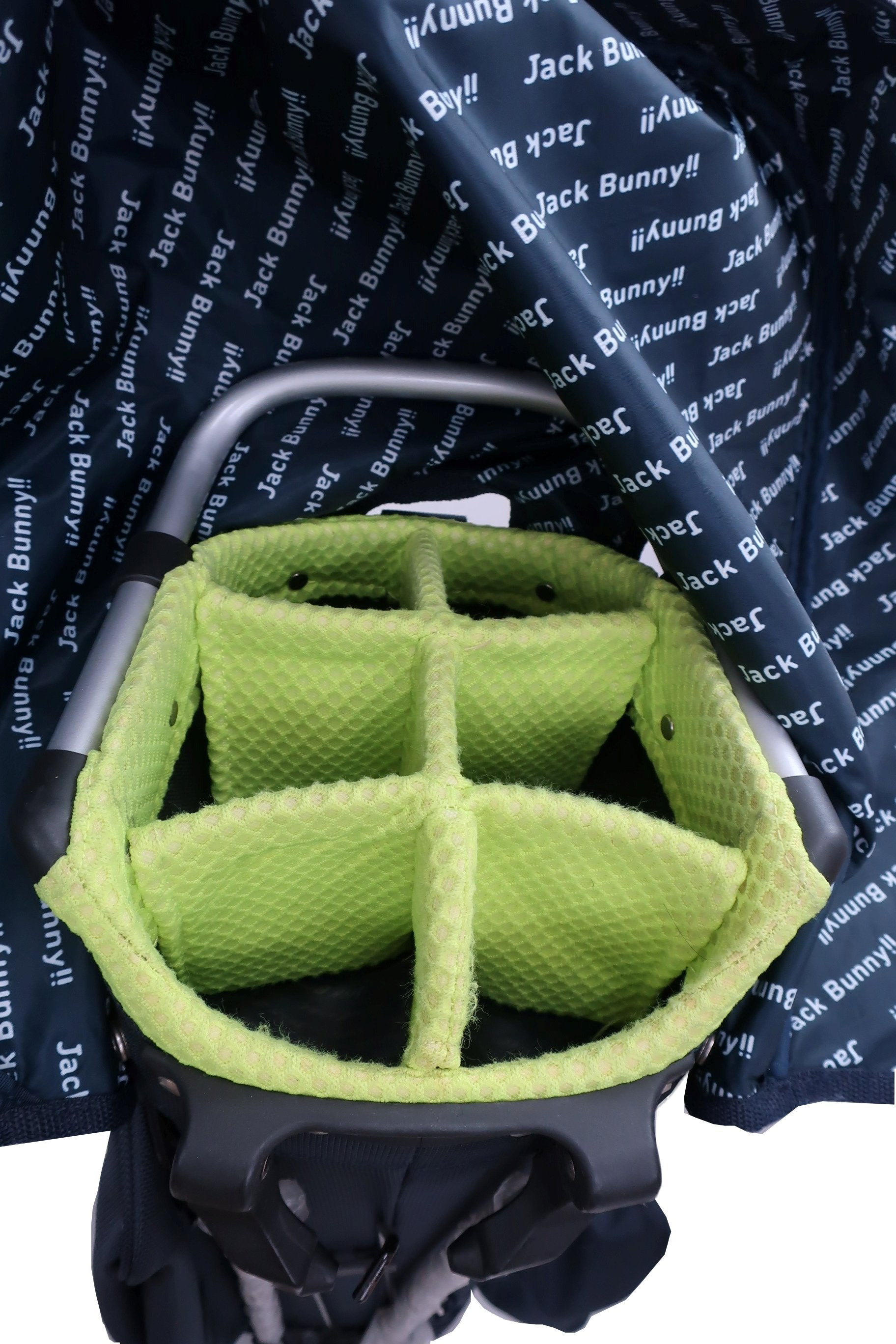 Jack Bunny(ジャックバニー) スタンドキャディバッグ ネイビーイエロー 6口 B-9