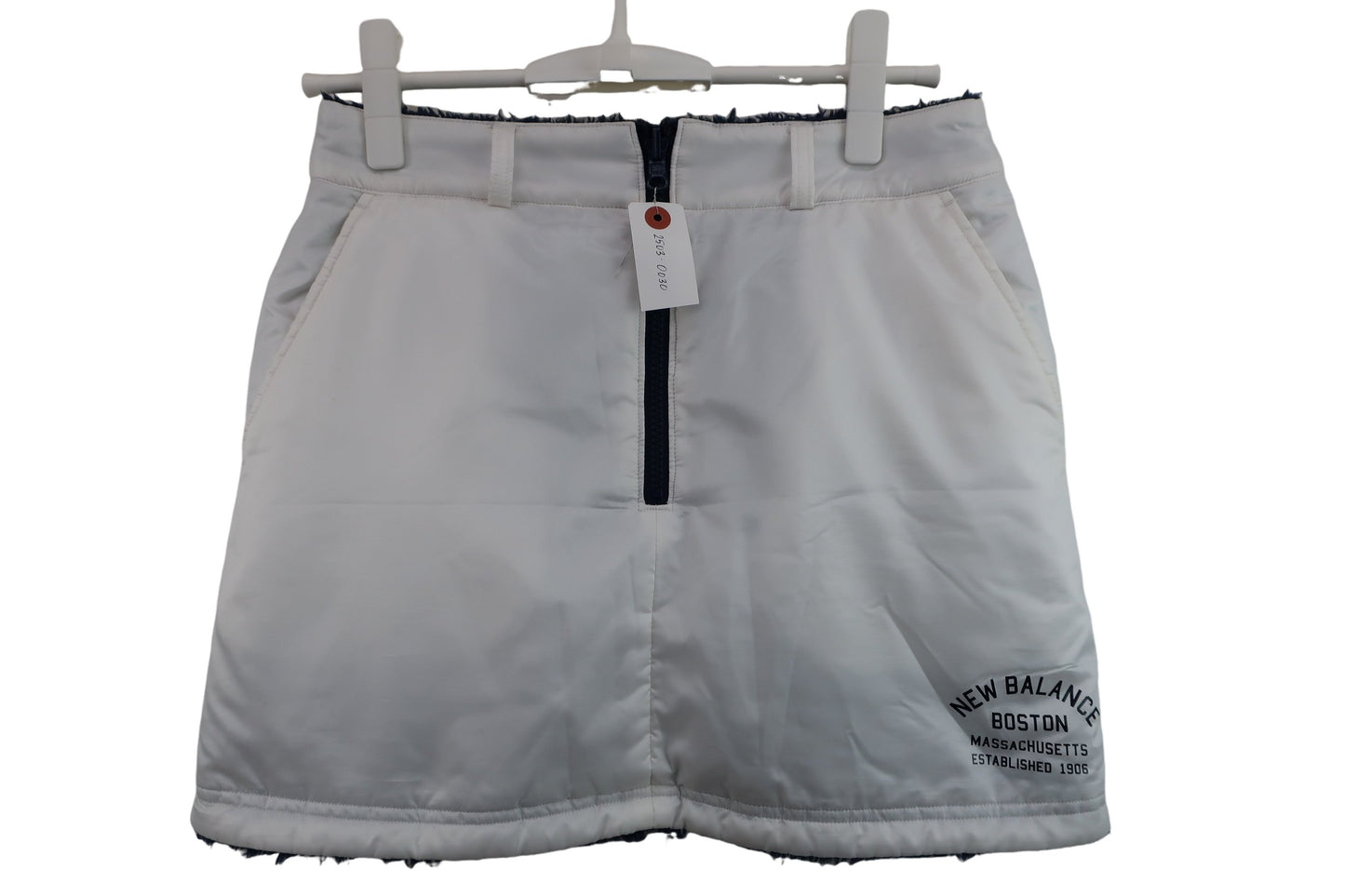 New Balance golf(ニューバランスゴルフ) リバーシブルスカート ホワイト / ネイビーボア レディース 0 012-8234602 A-5