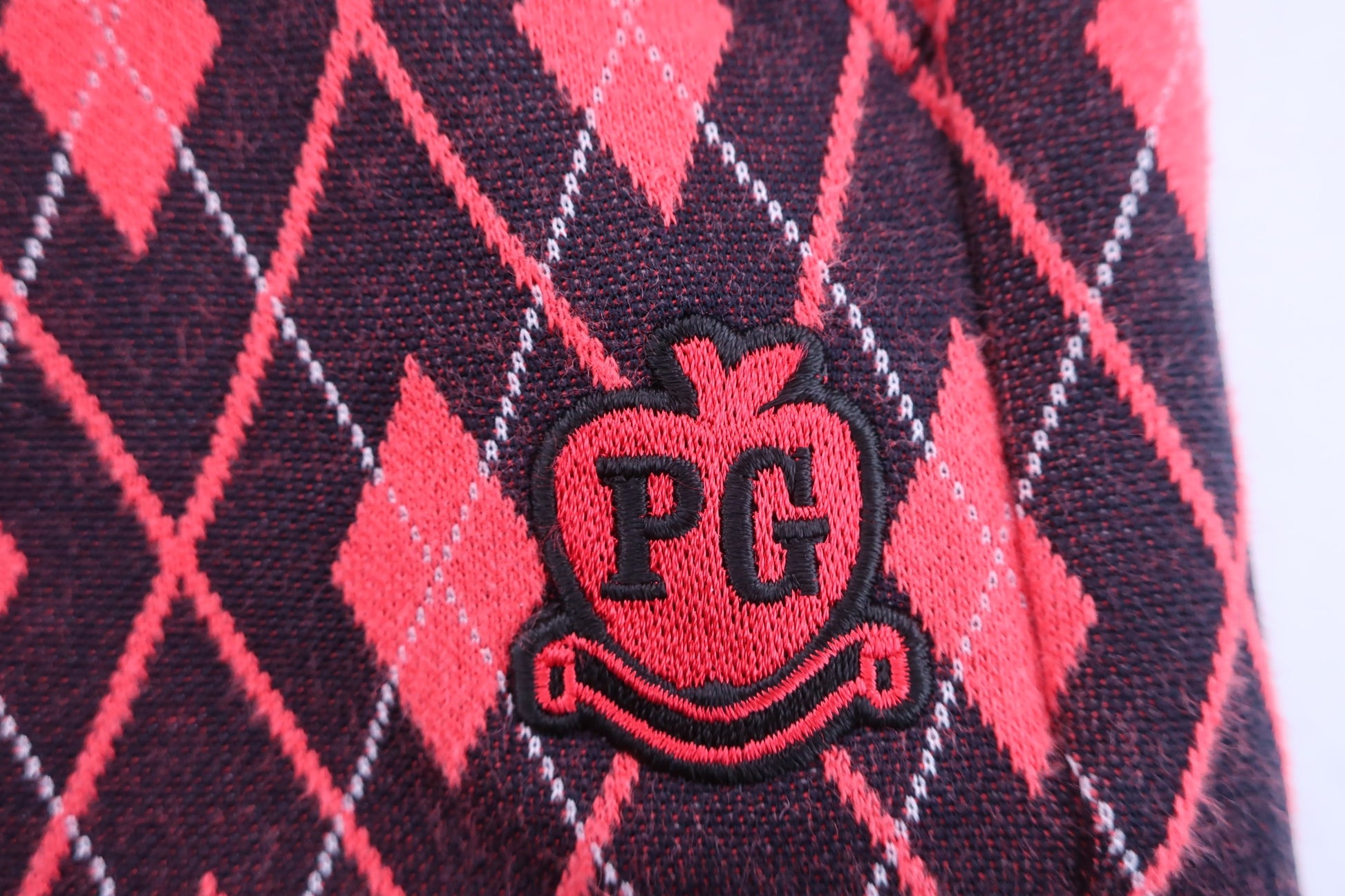 PEARLY GATES(パーリーゲイツ) ショートパンツ 赤アーガイル柄 レディース 0 055-6232904 A-2