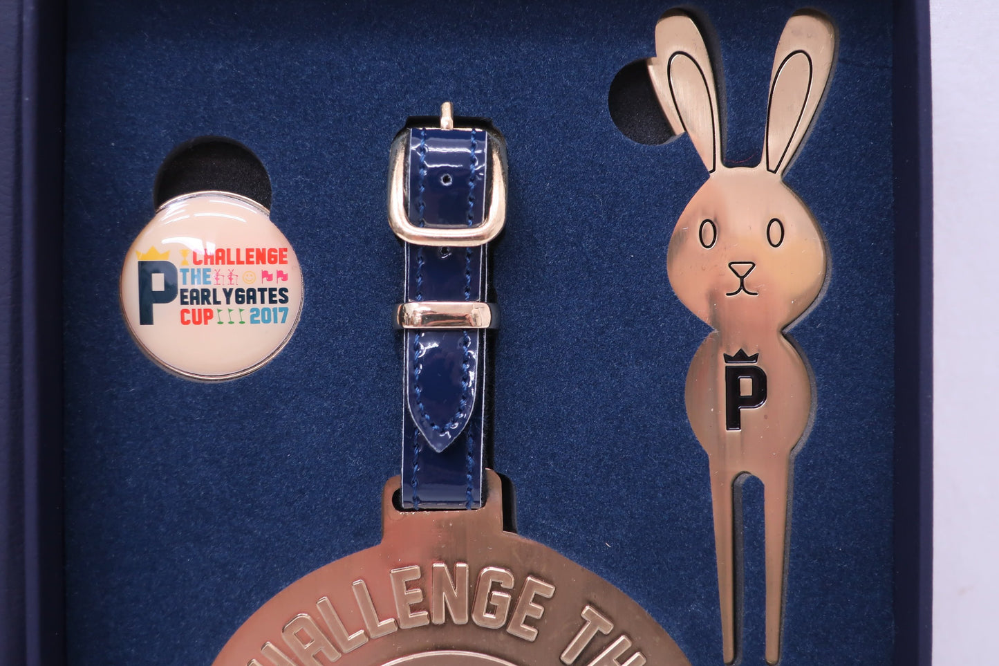 PEARLY GATES(パーリーゲイツ) CHALLENGE CUP2017 ノベルティ3点セット ゴールド B-3