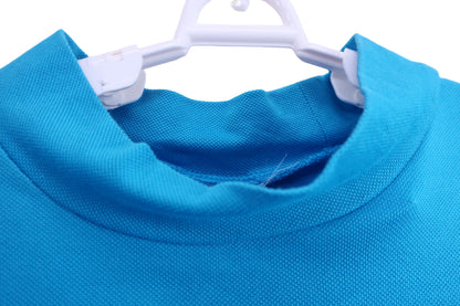 Champion(チャンピオン) 半袖モックネックシャツ 水色 メンズ M A-3