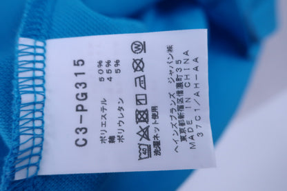 Champion(チャンピオン) 半袖モックネックシャツ 水色 メンズ M A-7
