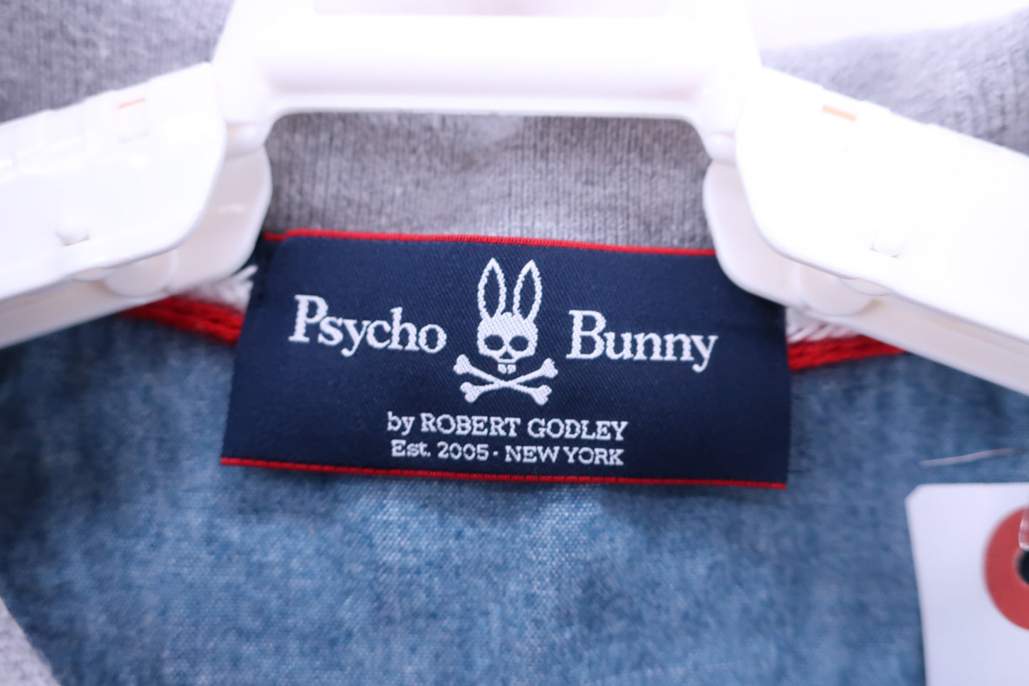 Psycho Bunny(サイコバニー) ポロシャツ グレー メンズ L B-2