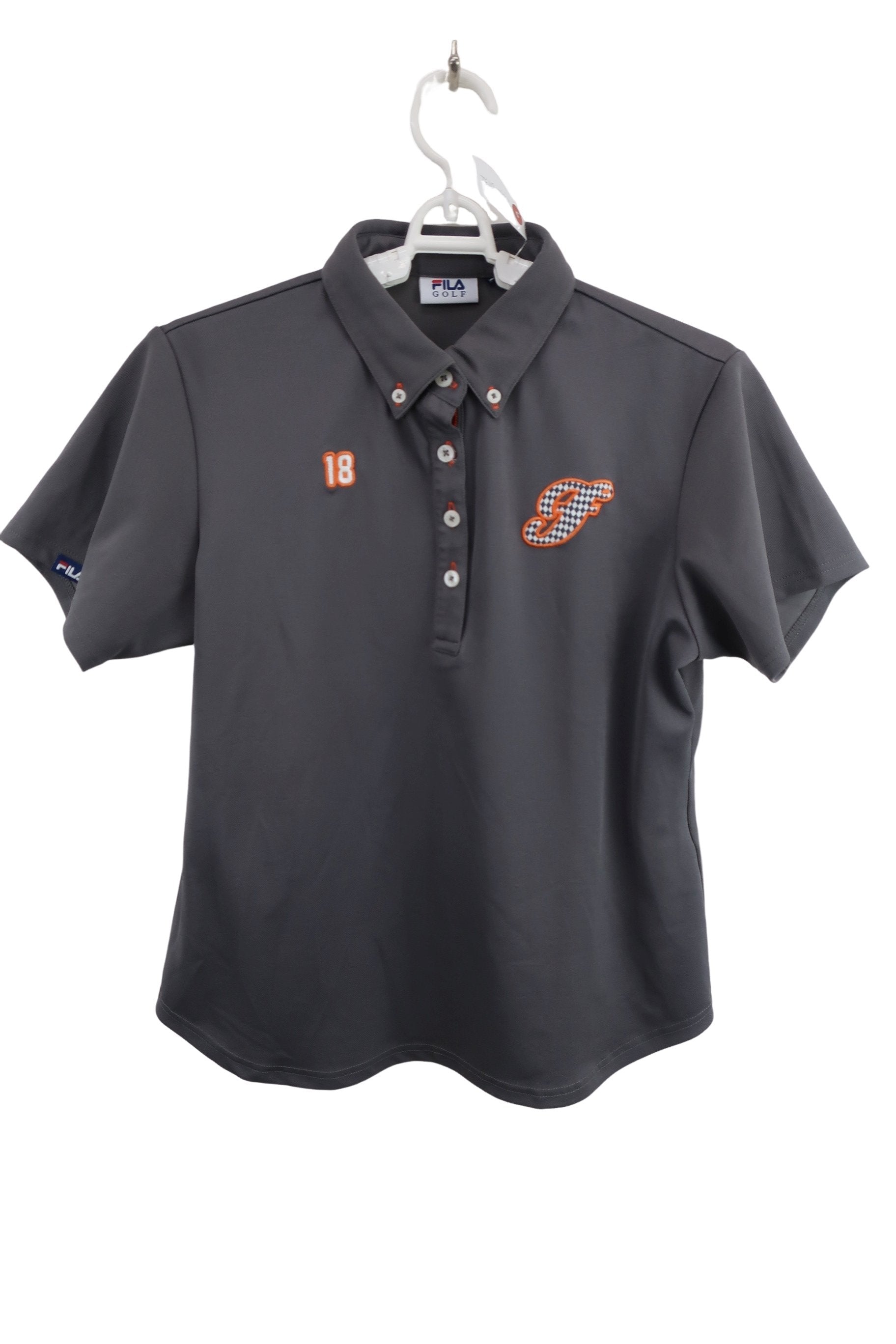 FILA GOLF(フィラゴルフ) ポロシャツ グレー レディース LL A-1
