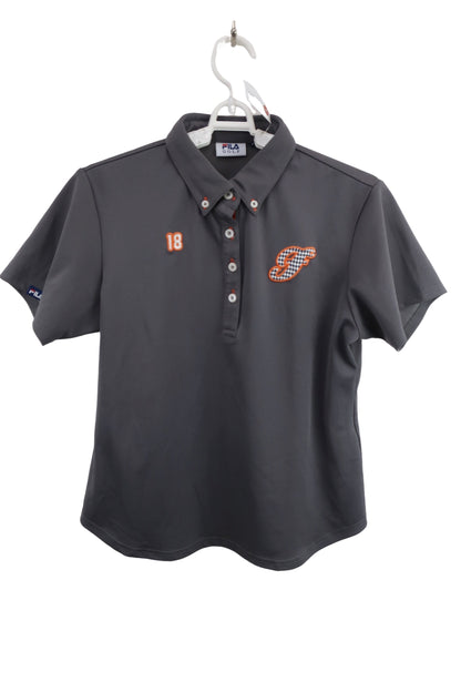 FILA GOLF(フィラゴルフ) ポロシャツ グレー レディース LL A-1